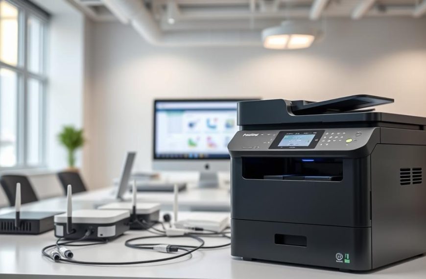 how to connect printer to computer through network